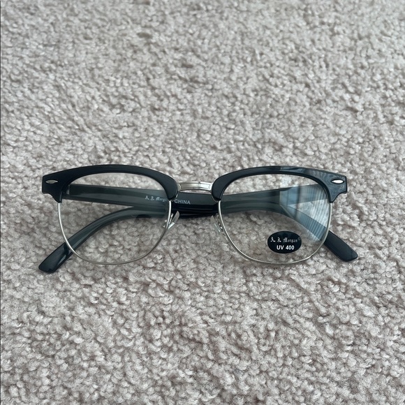 A.J. Morgan Classic Black Frame Glasses - Picture 2 of 6